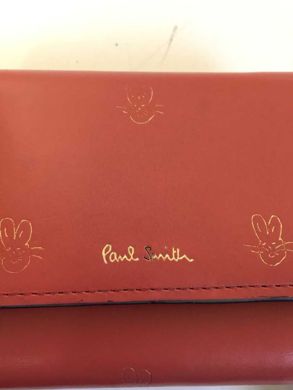 Paul Smith Trifold Wallet Red Animal Women - image 7