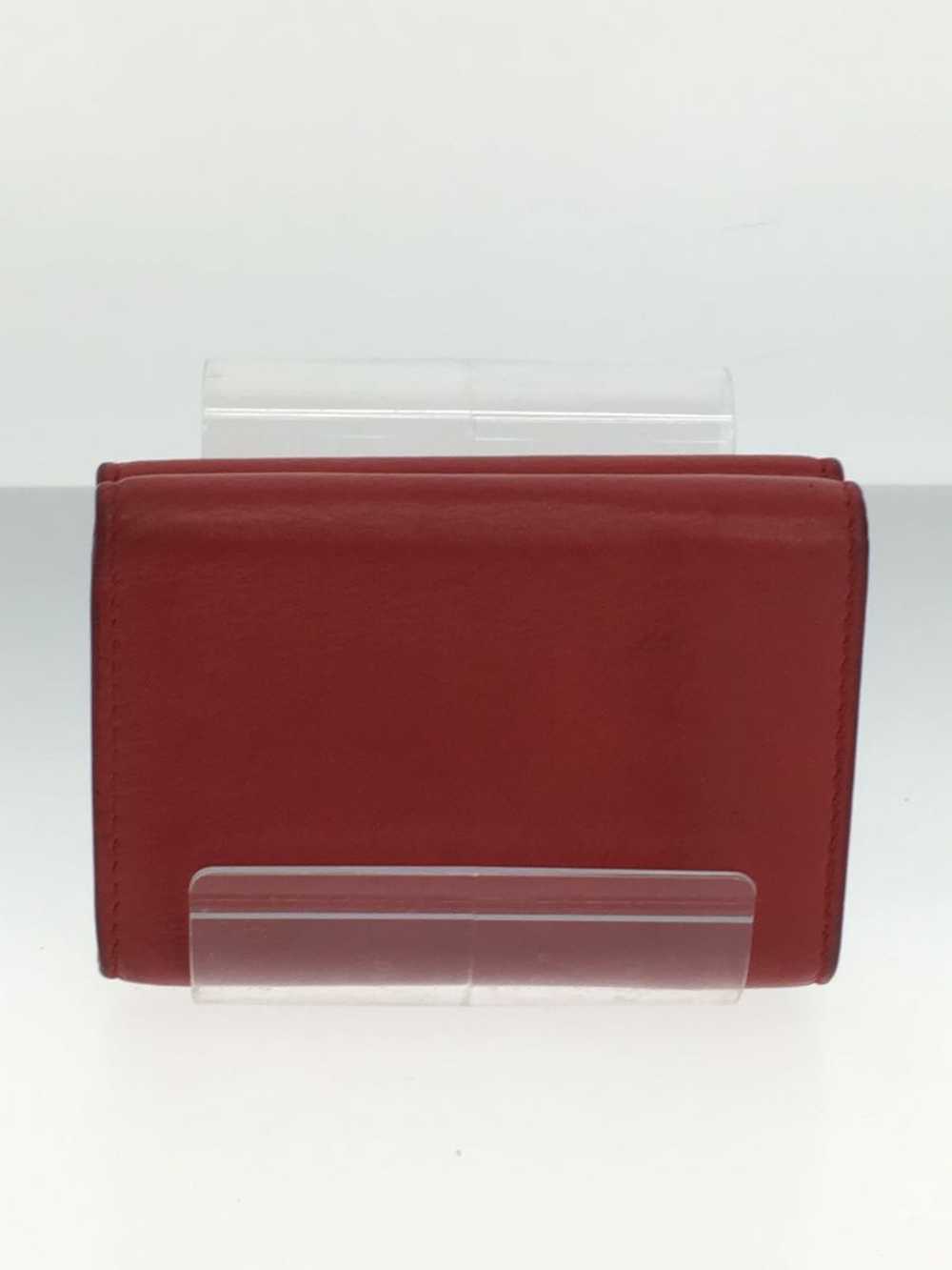Balenciaga Trifold Wallet Leather Red Women - image 2