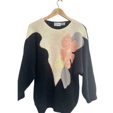 VTG Carducci Multicolor Knit Dolman Sleeve Sweater