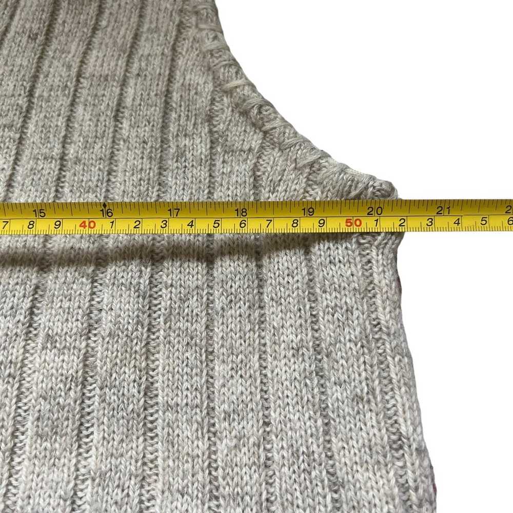 Eddie Bauer Vintage Wool Sweater Vest Size Medium - image 11