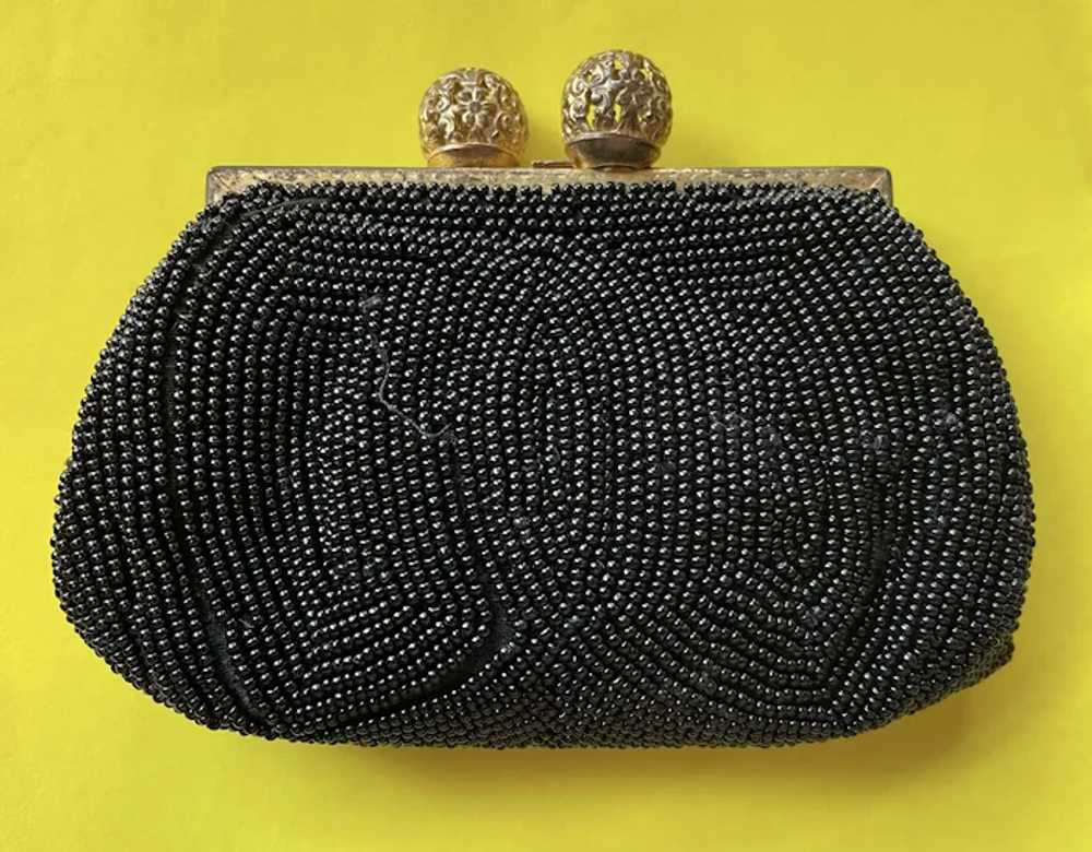 Lovely Hand Made French Beaded Change Purse - image 6