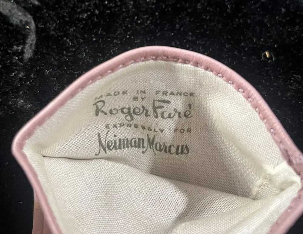 Vintage Pink Roger Ford For Neiman Marcus Kidskin… - image 5