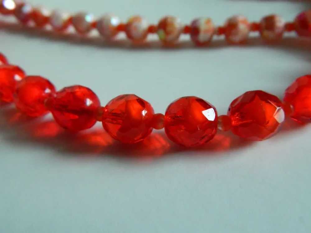 Gorgeous Hattie Carnegie Orange Glass Bead Neckla… - image 8