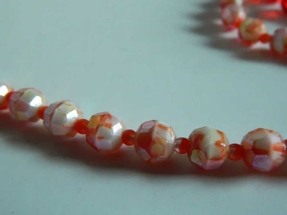 Gorgeous Hattie Carnegie Orange Glass Bead Neckla… - image 9