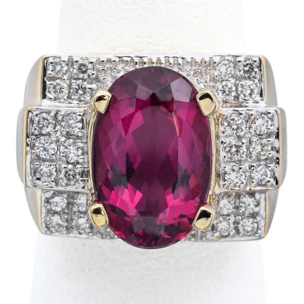 Laura Ramsey 14K Yellow Gold 5.91Ct Rubellite Tou… - image 2