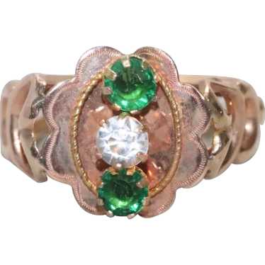 Vintage 18K Rose Gold Ring - image 1