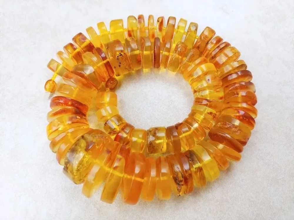 Vintage Old Baltic Honey Amber Necklace - image 7