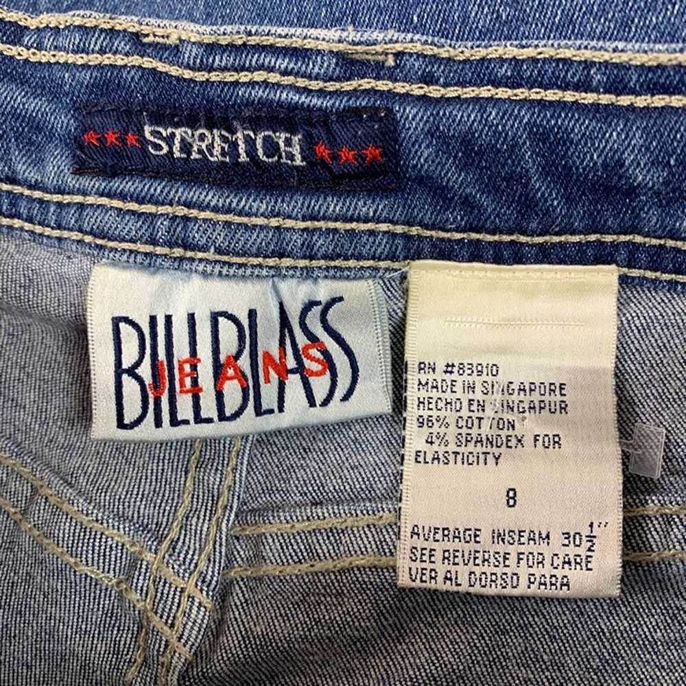 Bill Blass Stretch Vintage 90s High Rise Slim Leg… - image 6