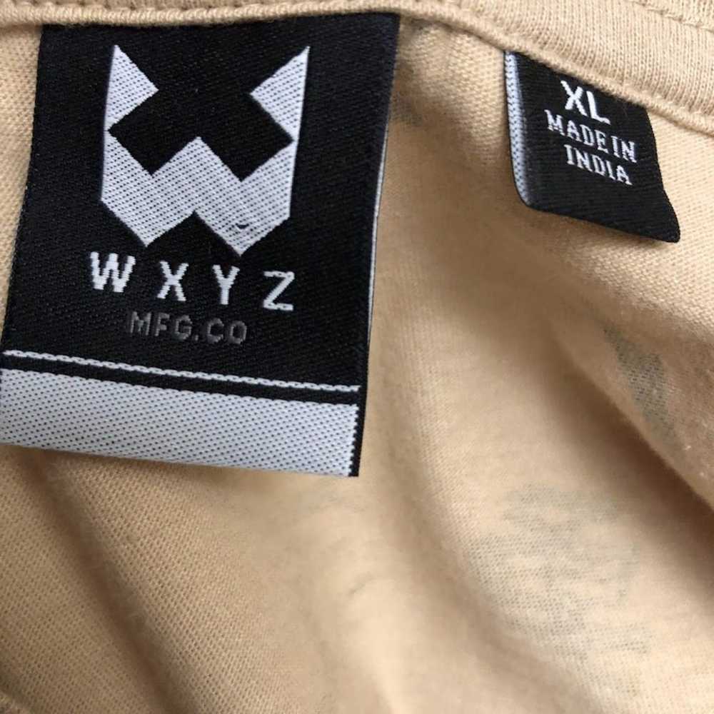 WXYZ Men's Unisex Graphic Tan T-shirt Tee XL All … - image 4