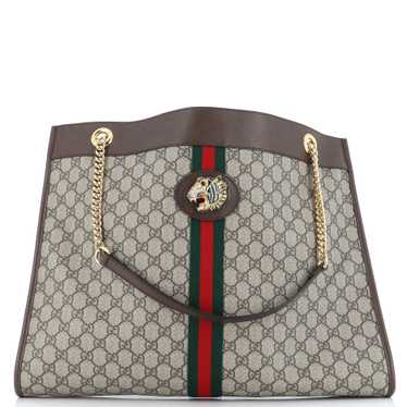 GUCCI Rajah Chain Tote GG Coated Canvas Large - image 1