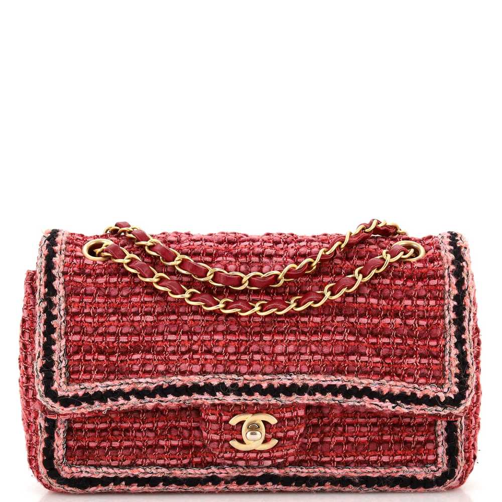 CHANEL Classic Single Flap Bag Braided Quilted Tw… - image 1
