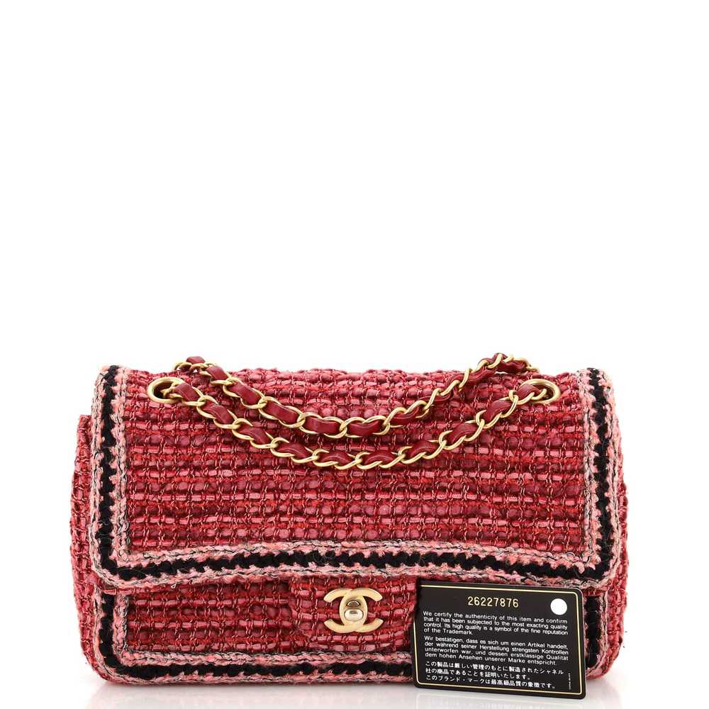 CHANEL Classic Single Flap Bag Braided Quilted Tw… - image 2