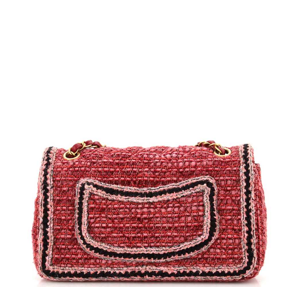 CHANEL Classic Single Flap Bag Braided Quilted Tw… - image 4