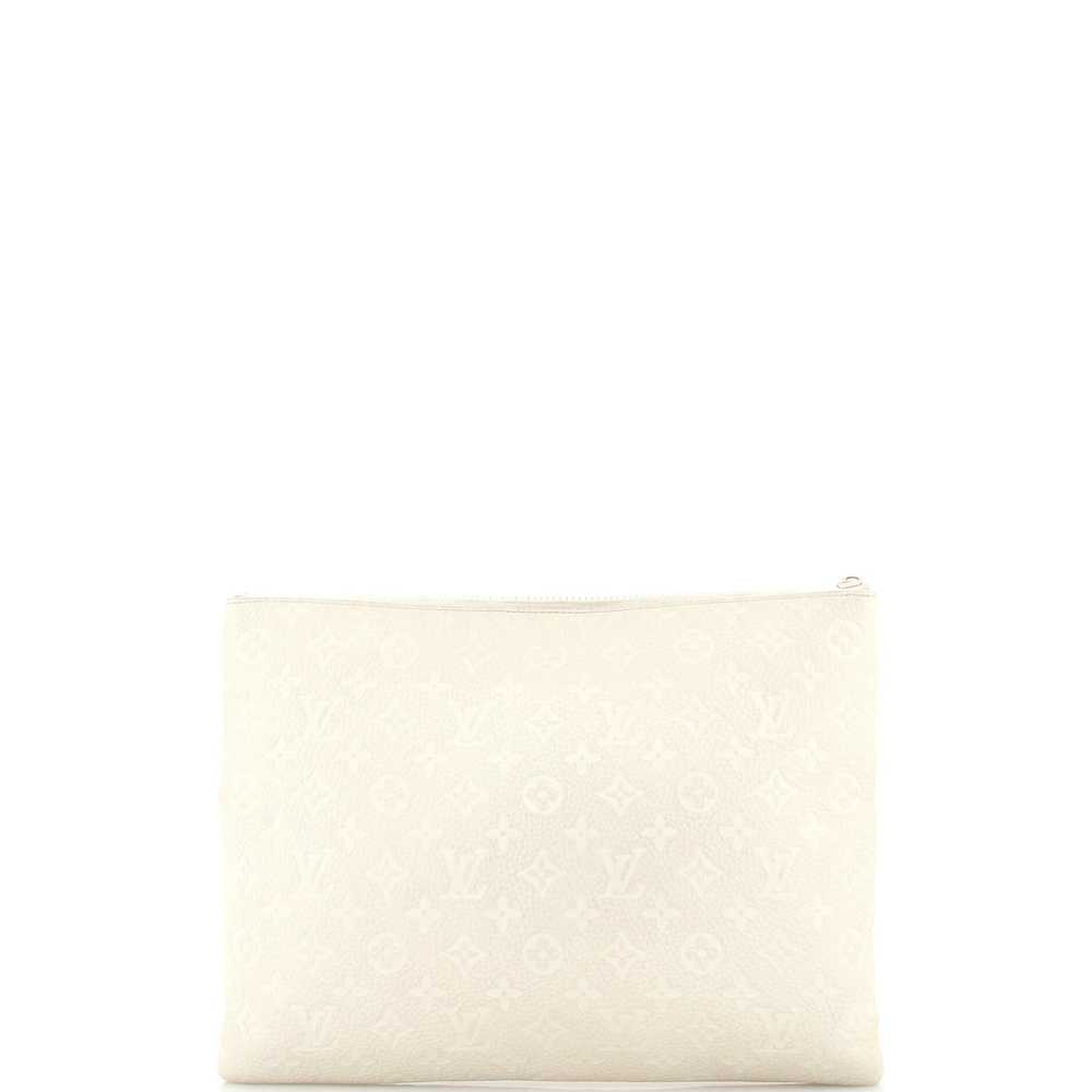 Louis Vuitton A4 Pouch Monogram Taurillon Leather - image 3