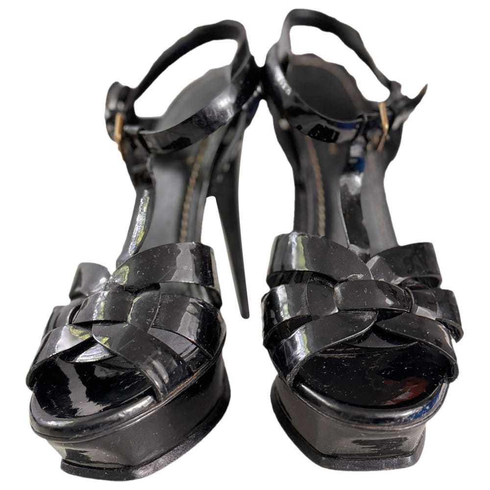 Yves Saint Laurent Tribute patent leather sandal - image 1