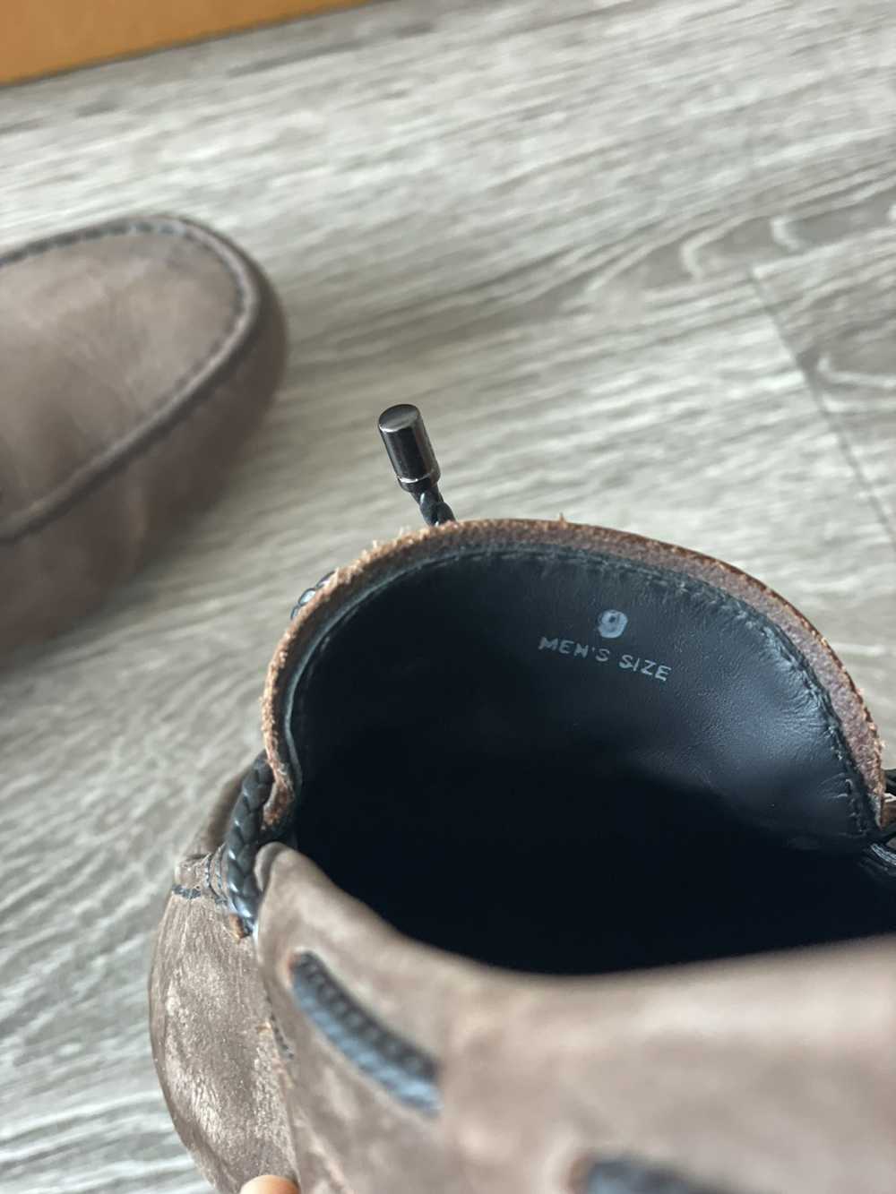 Tod's Tod’s Brown Leather Driving Shoe Black Deta… - image 3