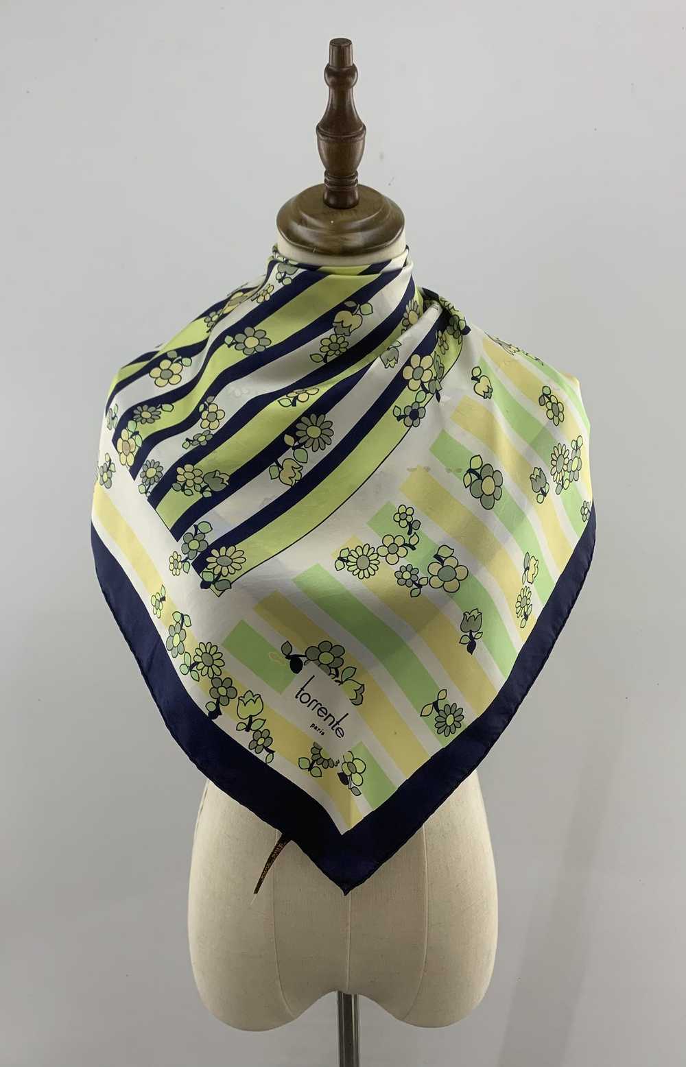 Vintage Torrente Paris Silk Scarf - image 1