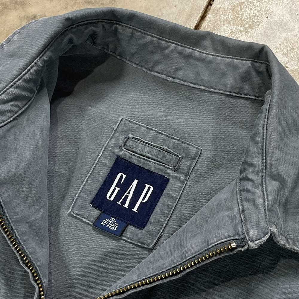 Gap × Vintage Vintage Gap Work Jacket 90s Collare… - image 4