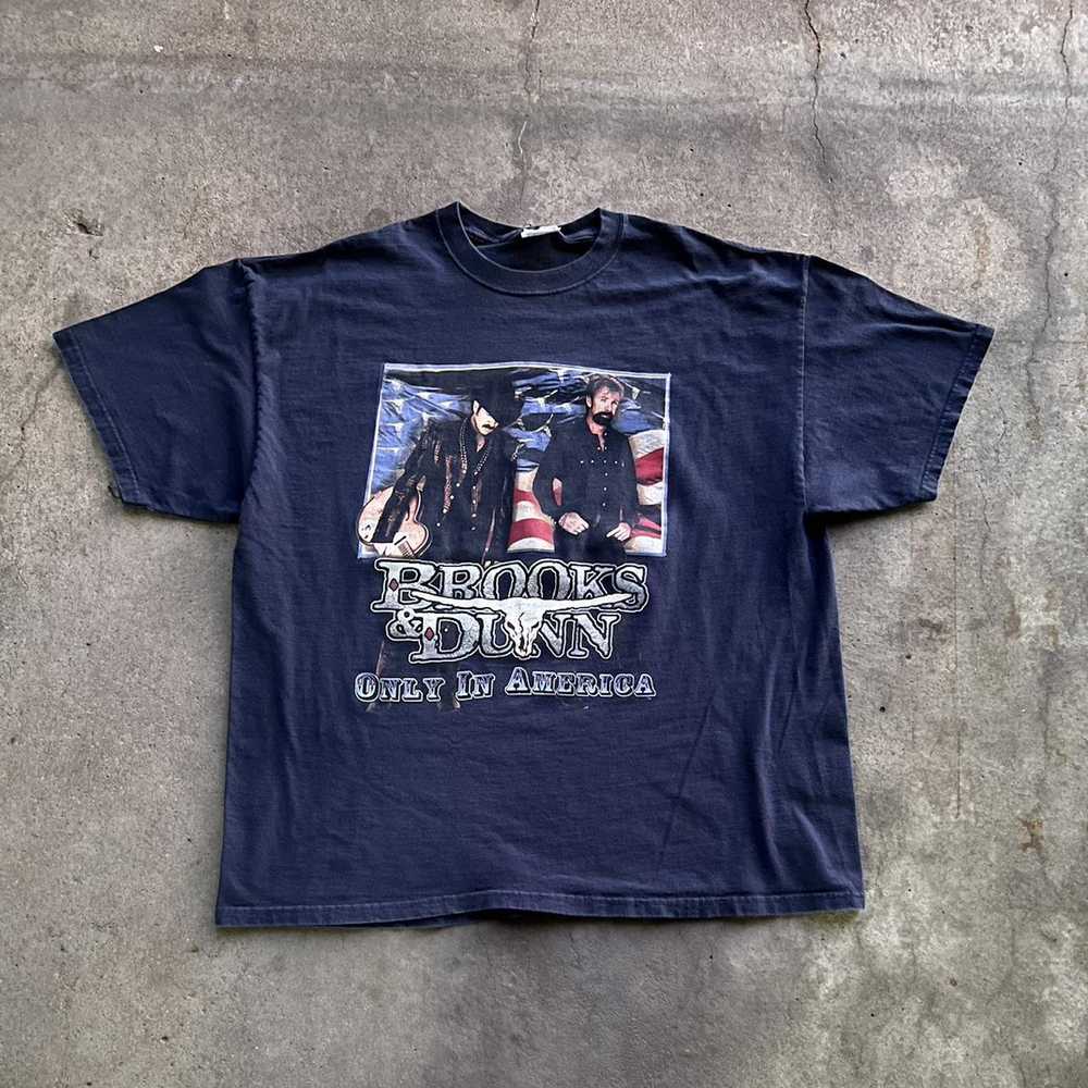 Hanes × Vintage Vintage Y2K Brooks&Dunn Country M… - image 1