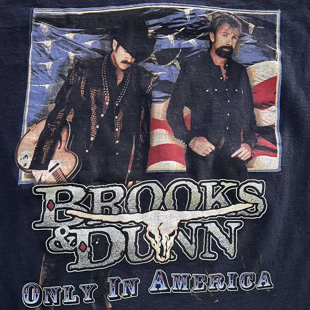 Hanes × Vintage Vintage Y2K Brooks&Dunn Country M… - image 2