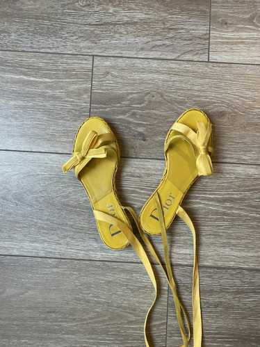 Dior × Vintage Christian Dior Espadrille Sandals