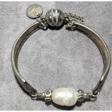 Other Twisted Sisters Pearl Spoon Bracelet - image 1