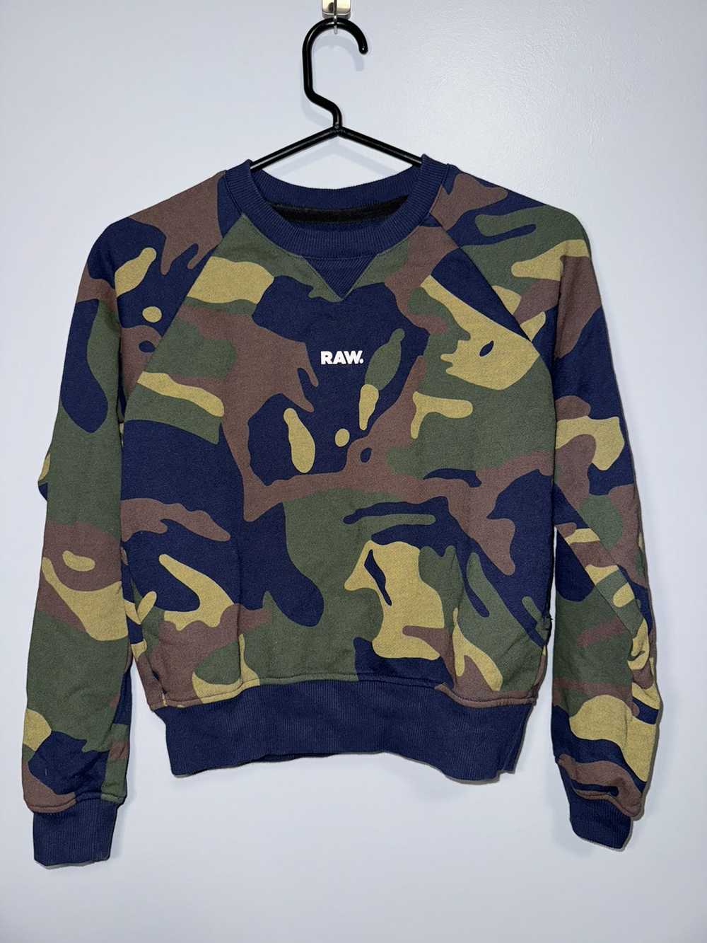 G Star Raw G Star Raw camo long sleeve crew neck … - image 1