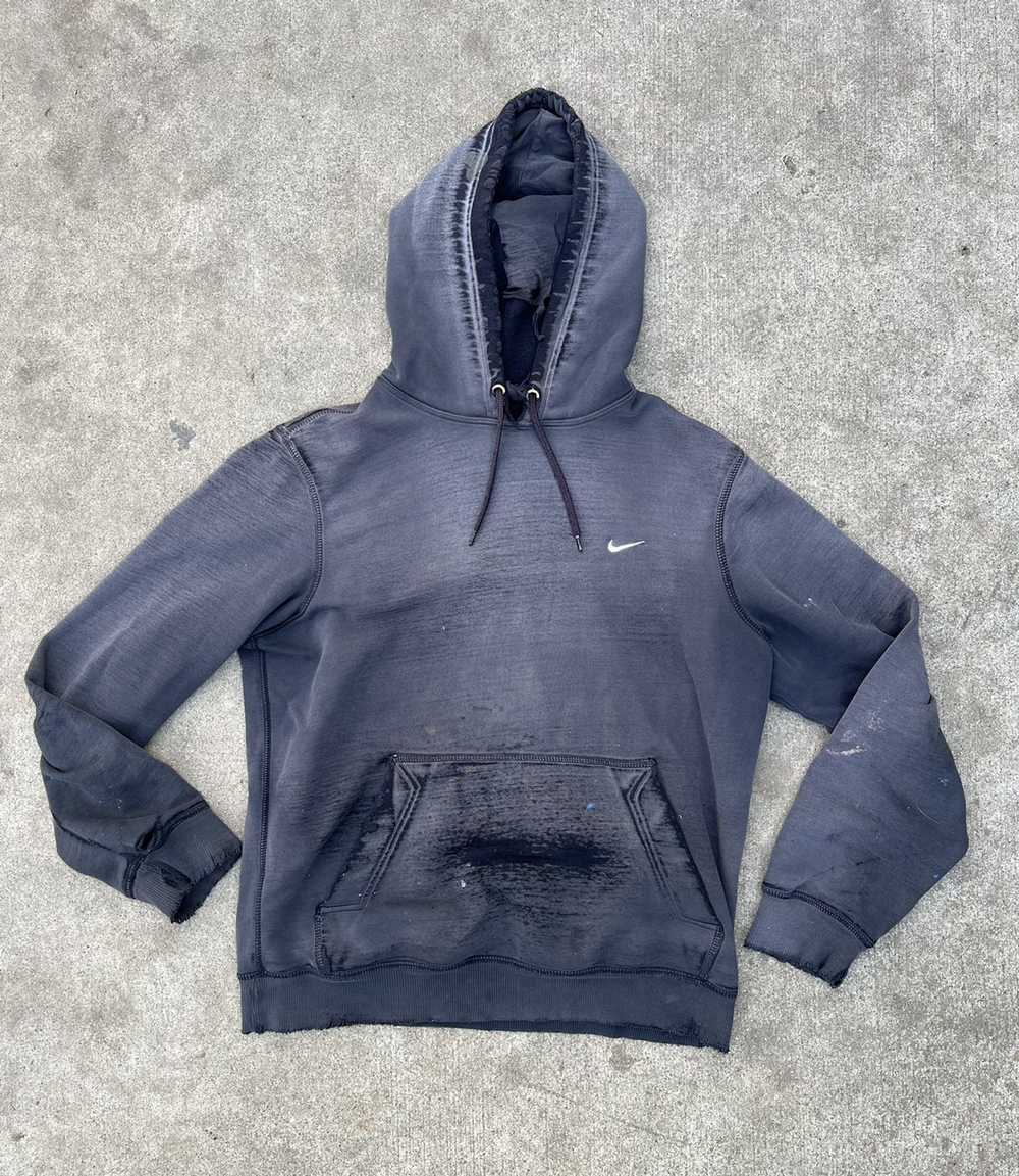 distressed nike sweatshirt