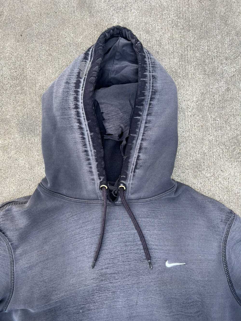 distressed nike sweatshirt