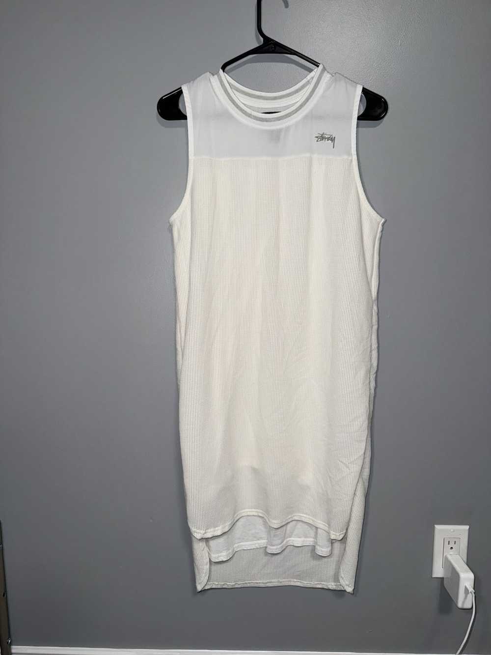 Stussy Stussy white tank top dress. - image 2