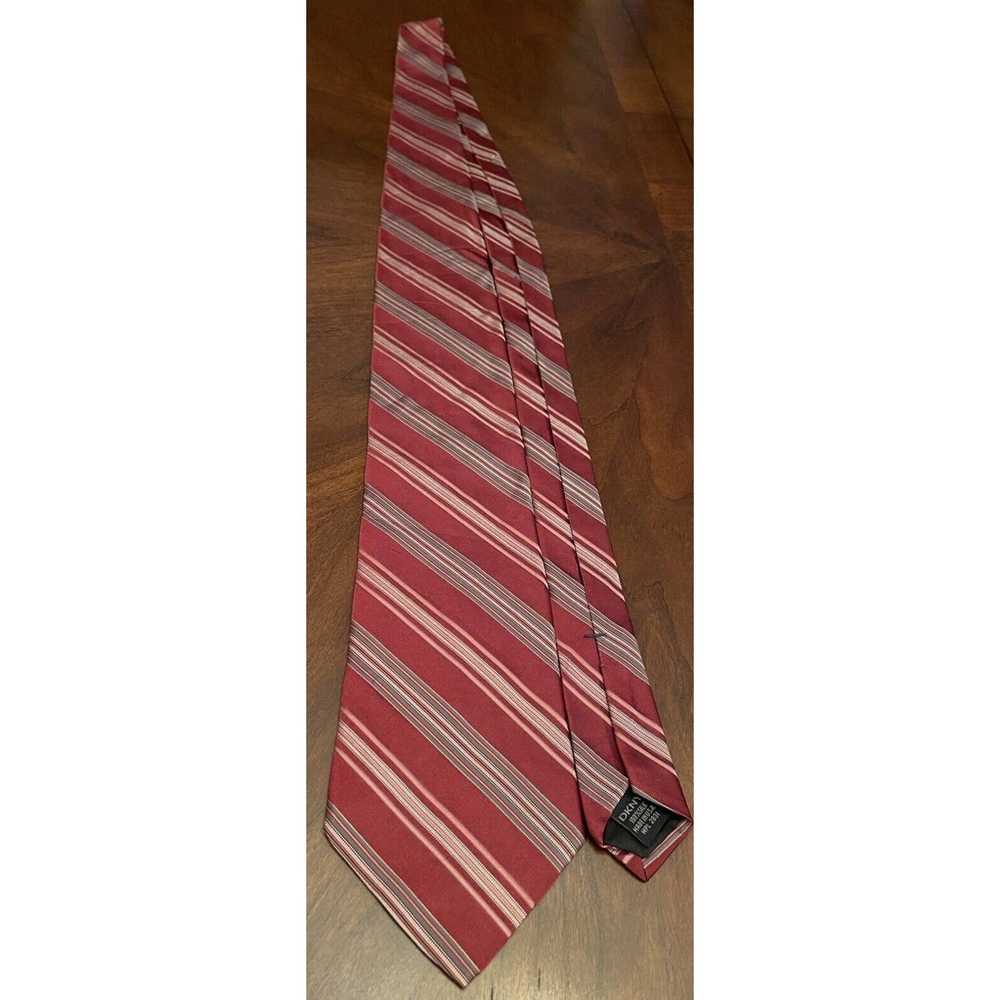 DKNY Dkny 100% Silk Men’s Neck Tie Made In Usa - image 3