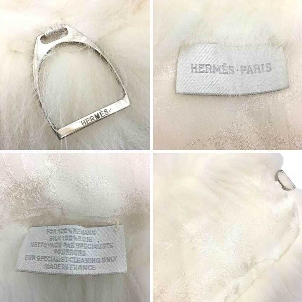 Hermes HERMES Tippet Fox Fur Muffler COL ETRIERS … - image 3
