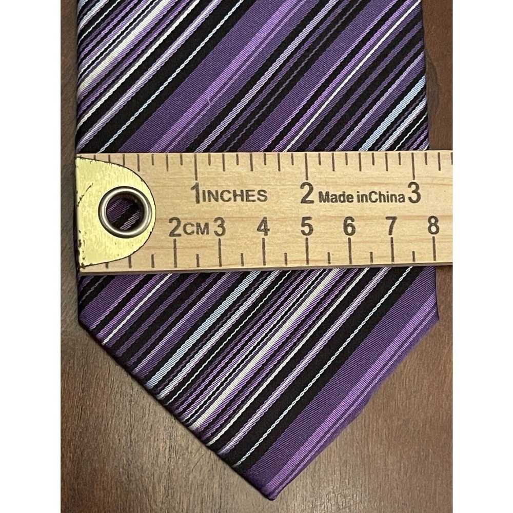 Other Bocara Purple Black Hand Made 100% Silk Mad… - image 4