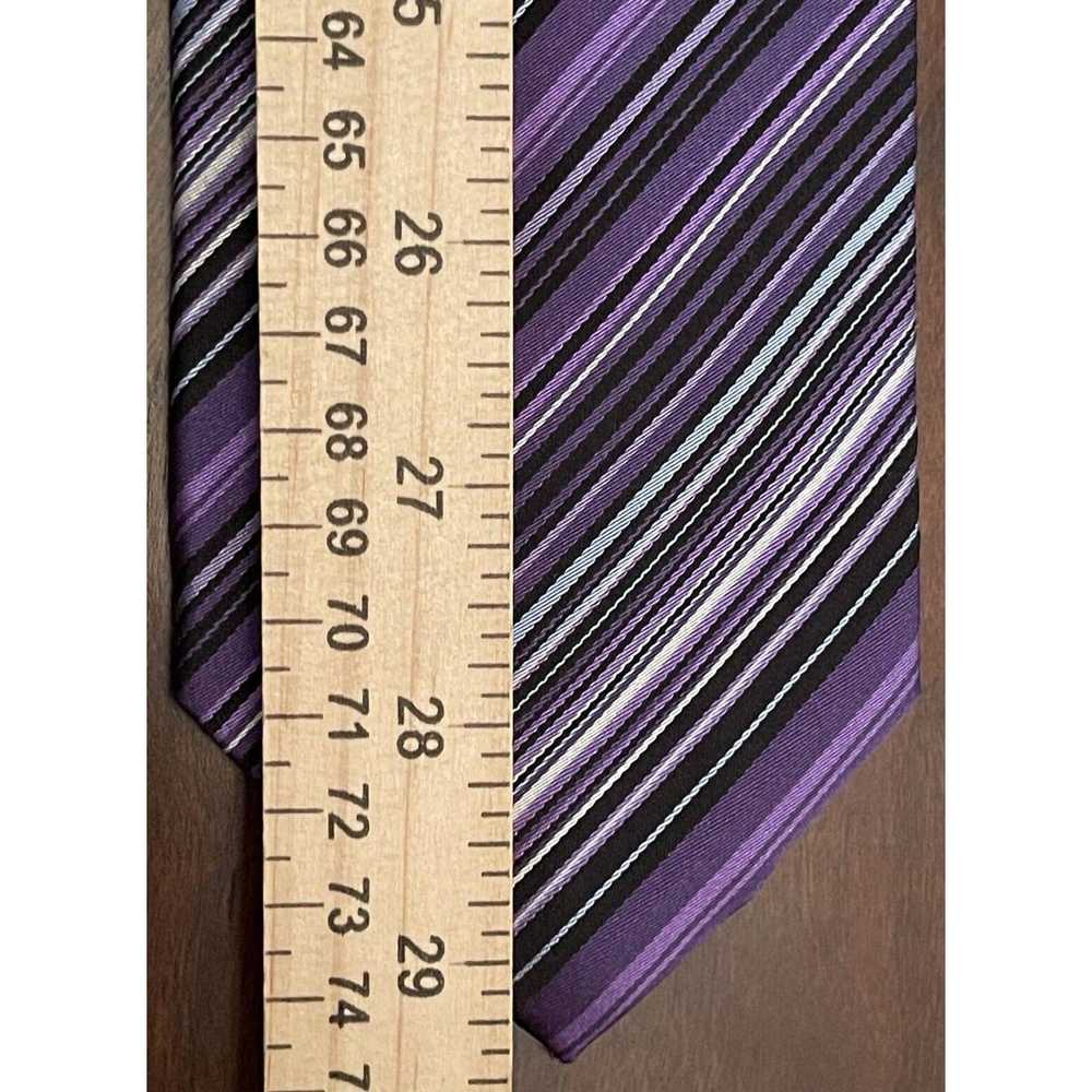 Other Bocara Purple Black Hand Made 100% Silk Mad… - image 5