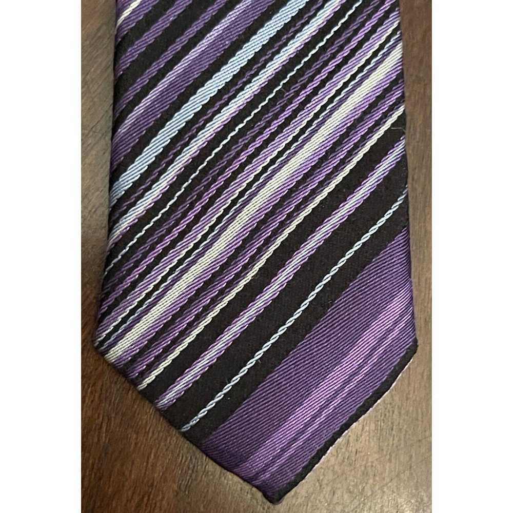 Other Bocara Purple Black Hand Made 100% Silk Mad… - image 6