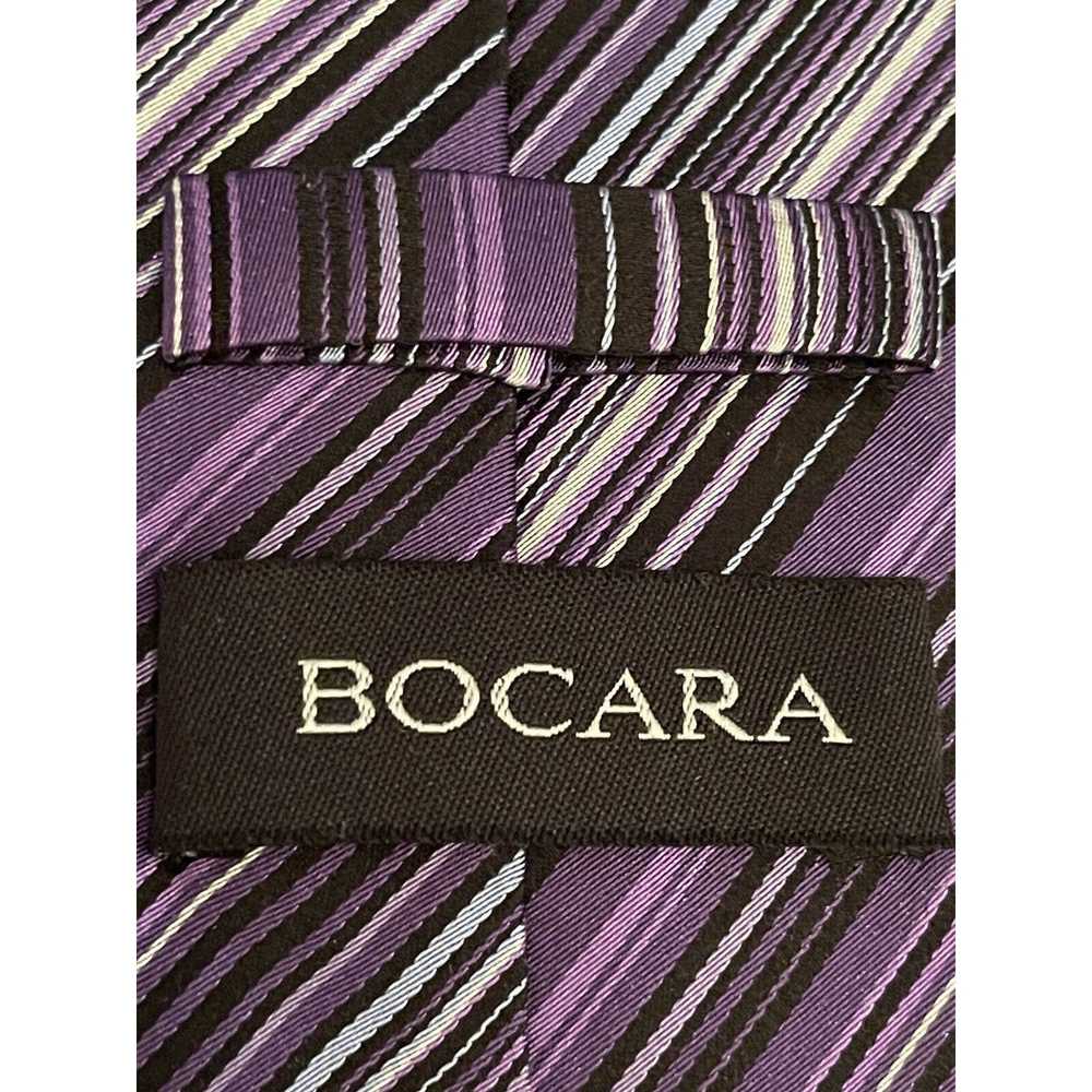 Other Bocara Purple Black Hand Made 100% Silk Mad… - image 8