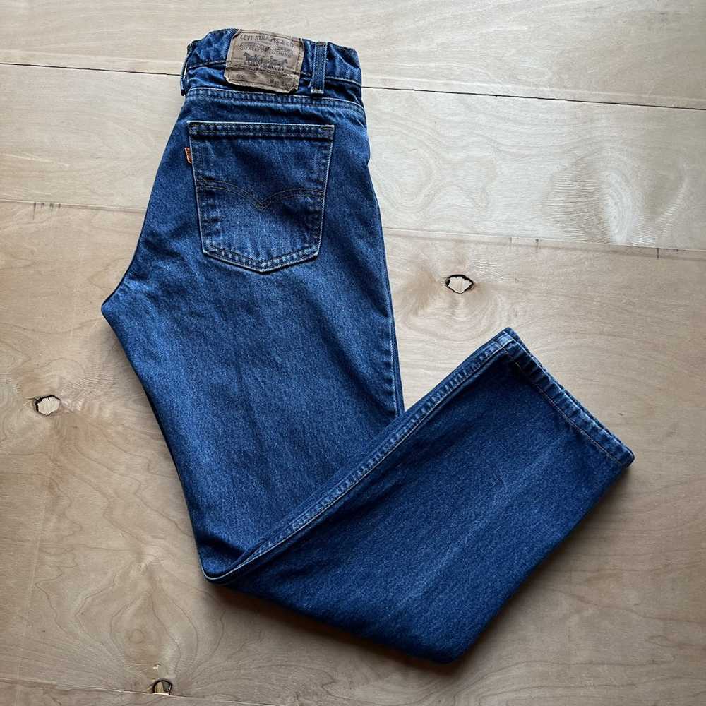 Levi's × Vintage Vintage Levis 506 Jeans 30x28 Bl… - image 9
