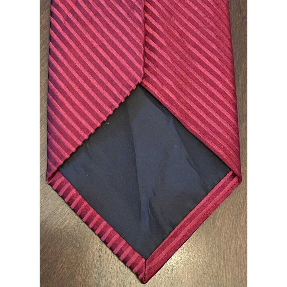 Axist Axist Red Hand Made 100% Silk Men’s Neck Ti… - image 2
