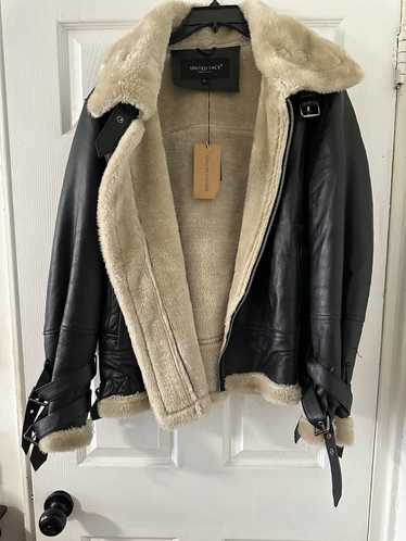 Leather Jacket × Nordstrom × Vintage Black Leathe… - image 1