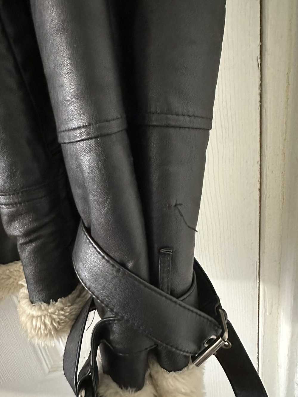 Leather Jacket × Nordstrom × Vintage Black Leathe… - image 5