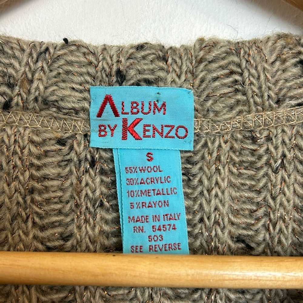 Kenzo Album by Kenzo Vintage Wool & Metallic Swea… - image 3