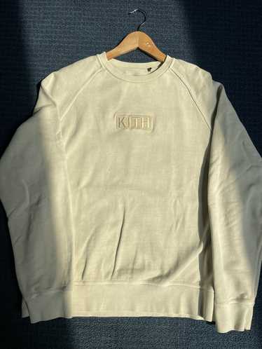 Kith Kith Beige Box Logo Crewneck Size Medium