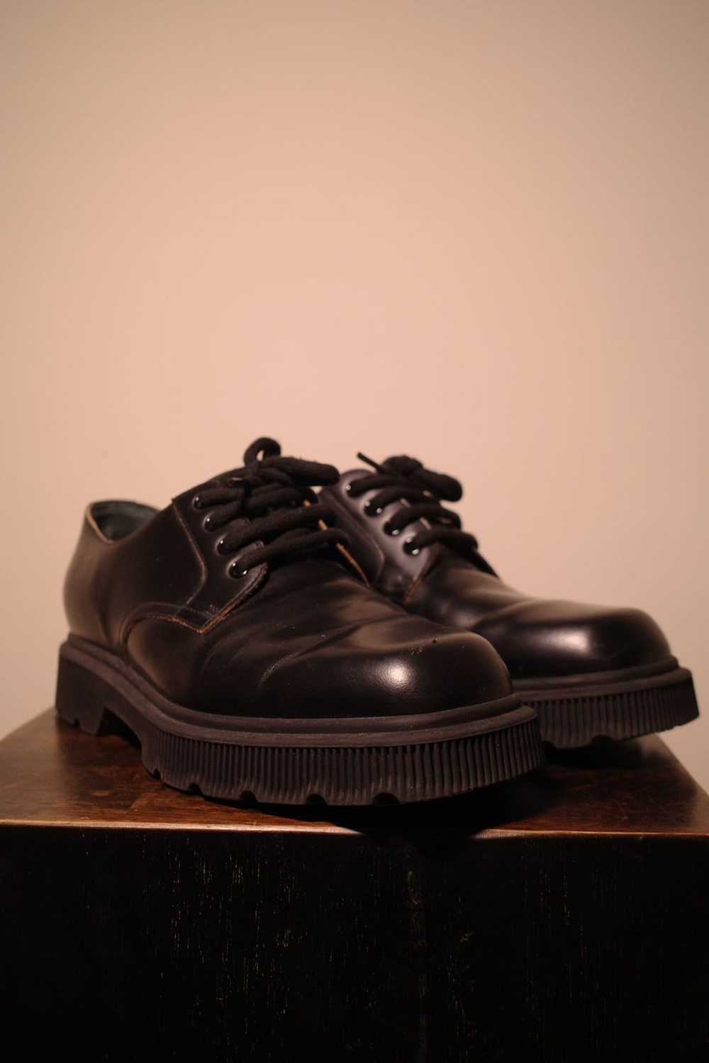 Gucci Gucci - Mystras Leather Derby Shoes - - image 1