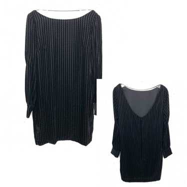 Other W by Worth Velvet Ribbed Low Back Long Slee… - image 1