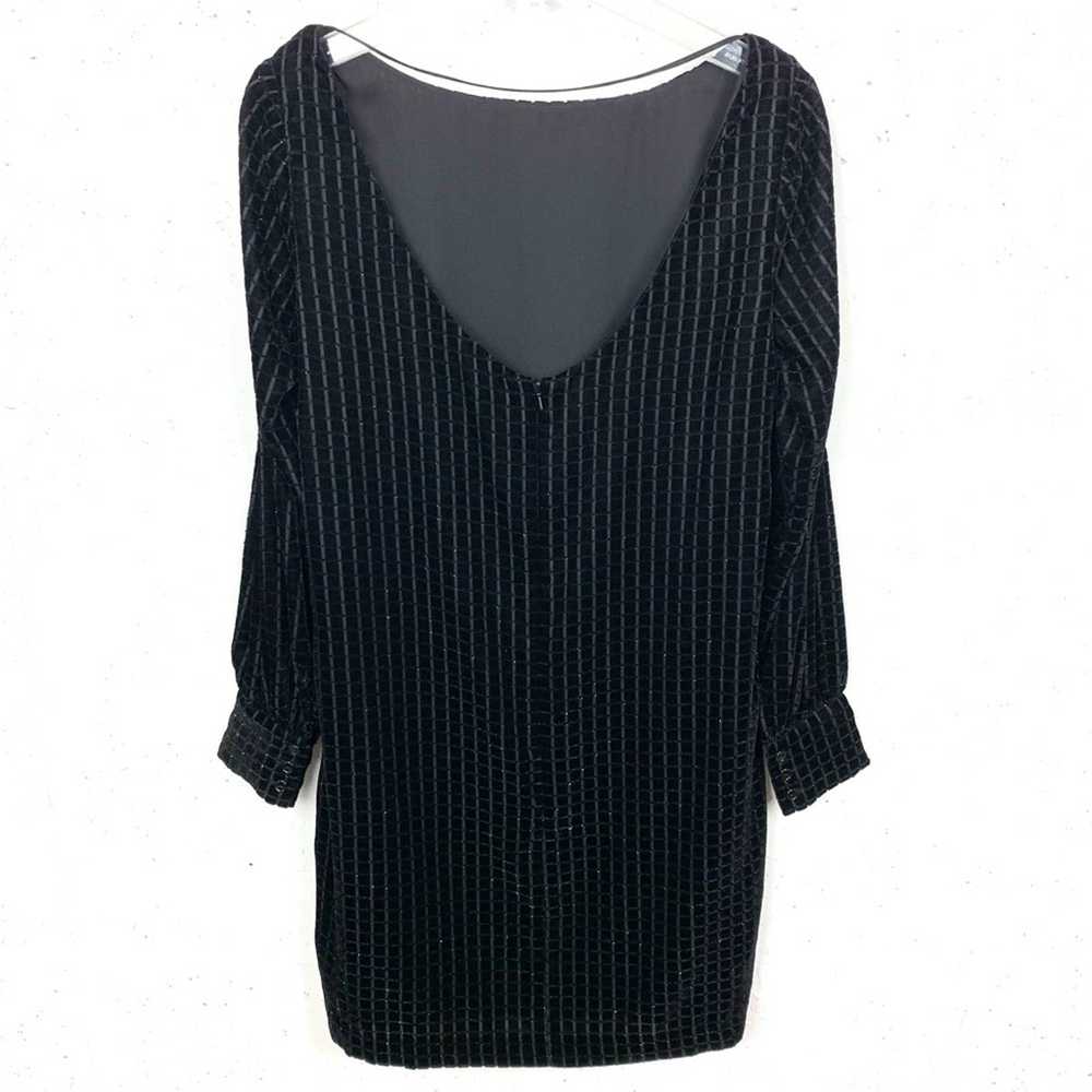 Other W by Worth Velvet Ribbed Low Back Long Slee… - image 3