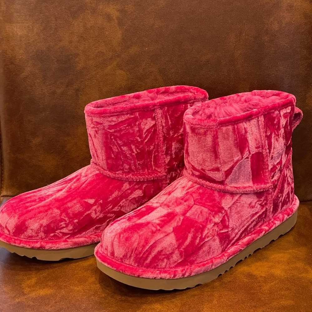 Ugg Classic Pink Velvet Boot NEW - image 1