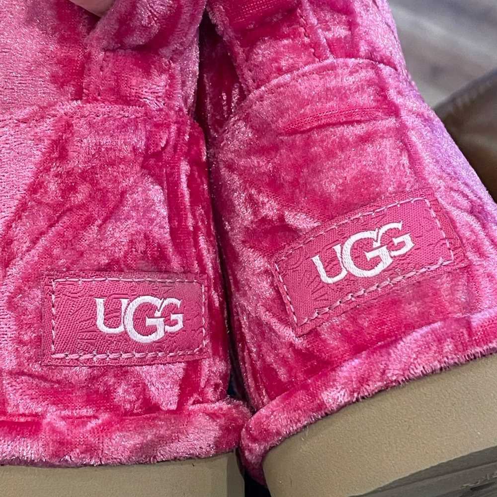 Ugg Classic Pink Velvet Boot NEW - image 2