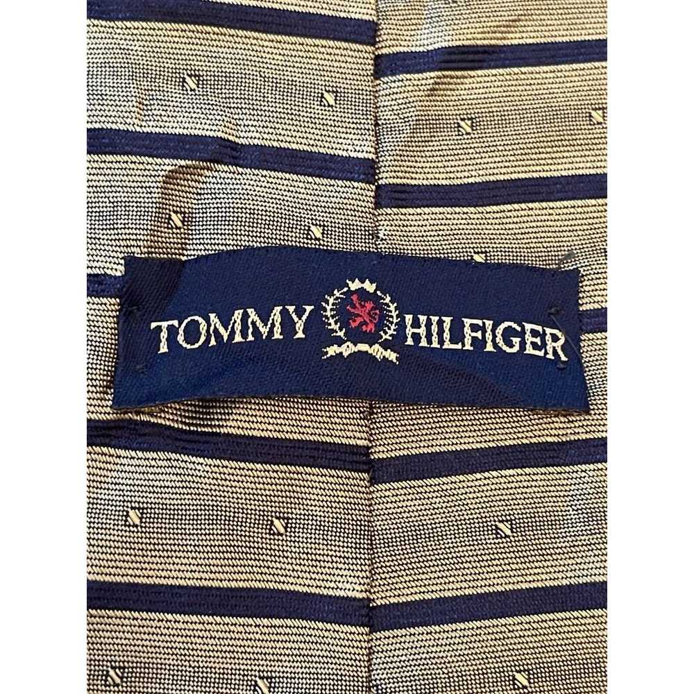 Tommy Hilfiger Vintage Tommy Hilfiger Gold Blue 1… - image 8