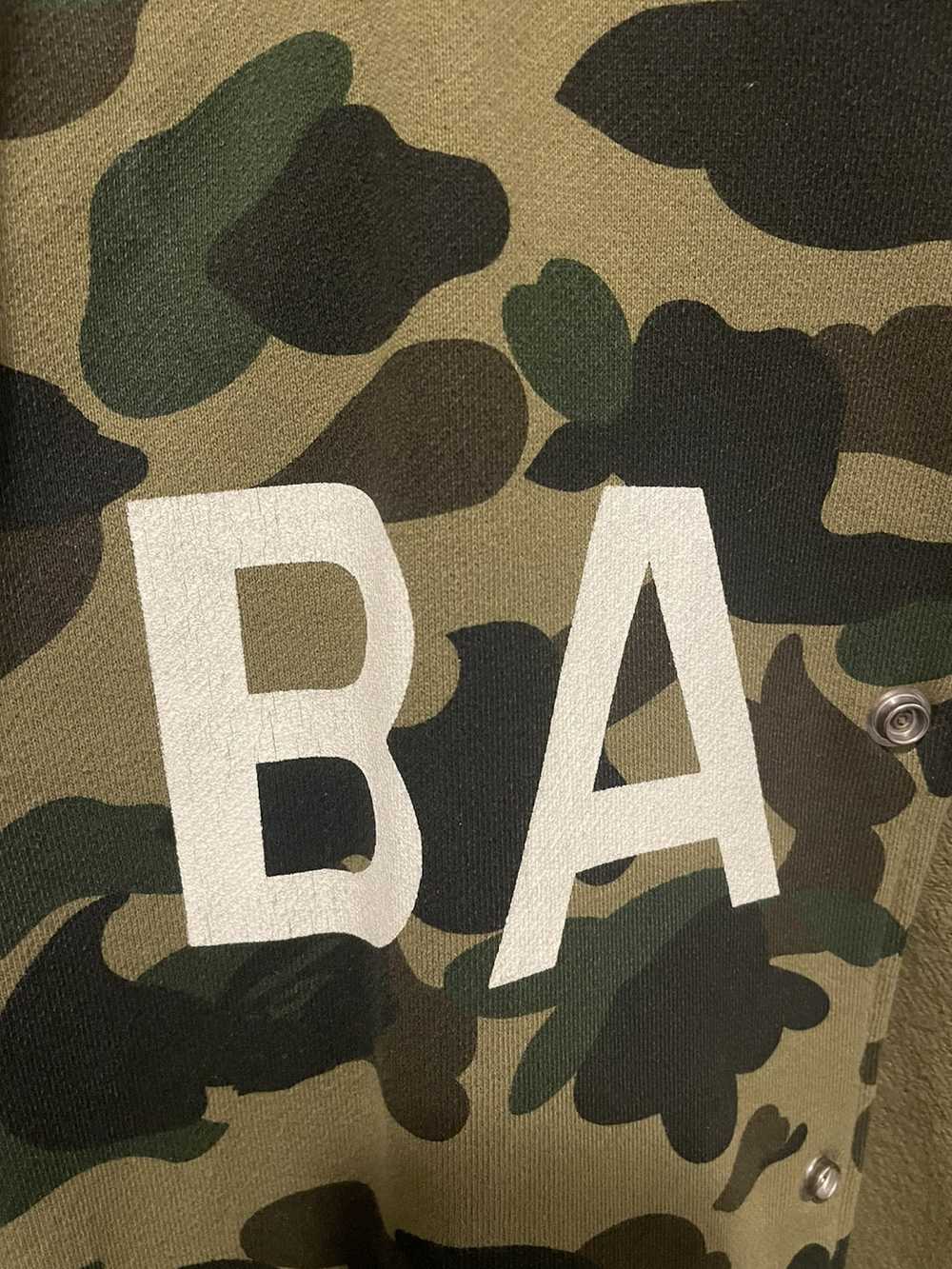 Bape OG BAPE M Green Camo Baseball / Varsity Jack… - image 3