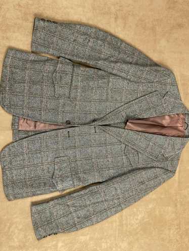 Vintage Vintage 70s Tweed Herringbone plaid Blazer